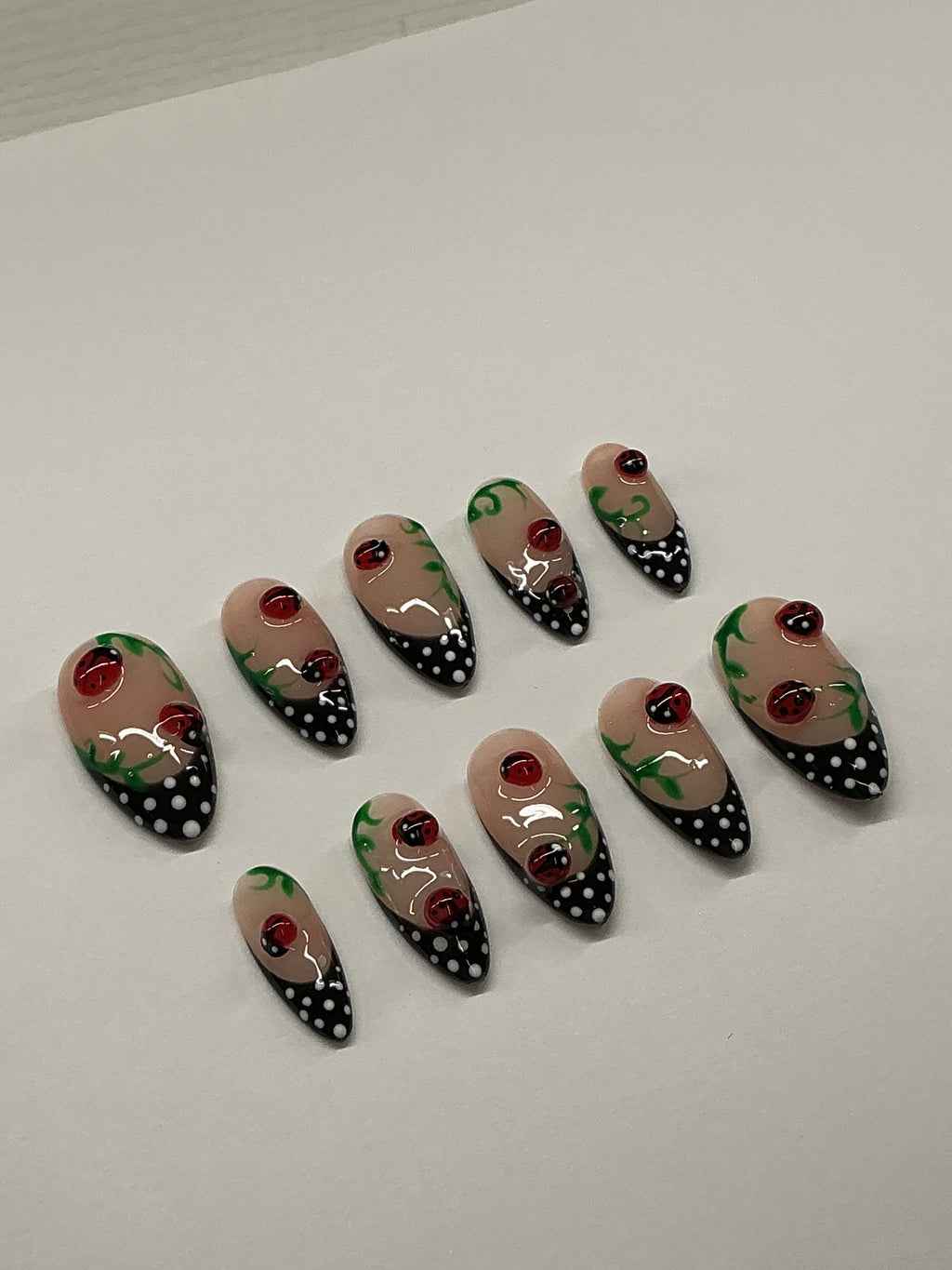Polka dots and ladybugs