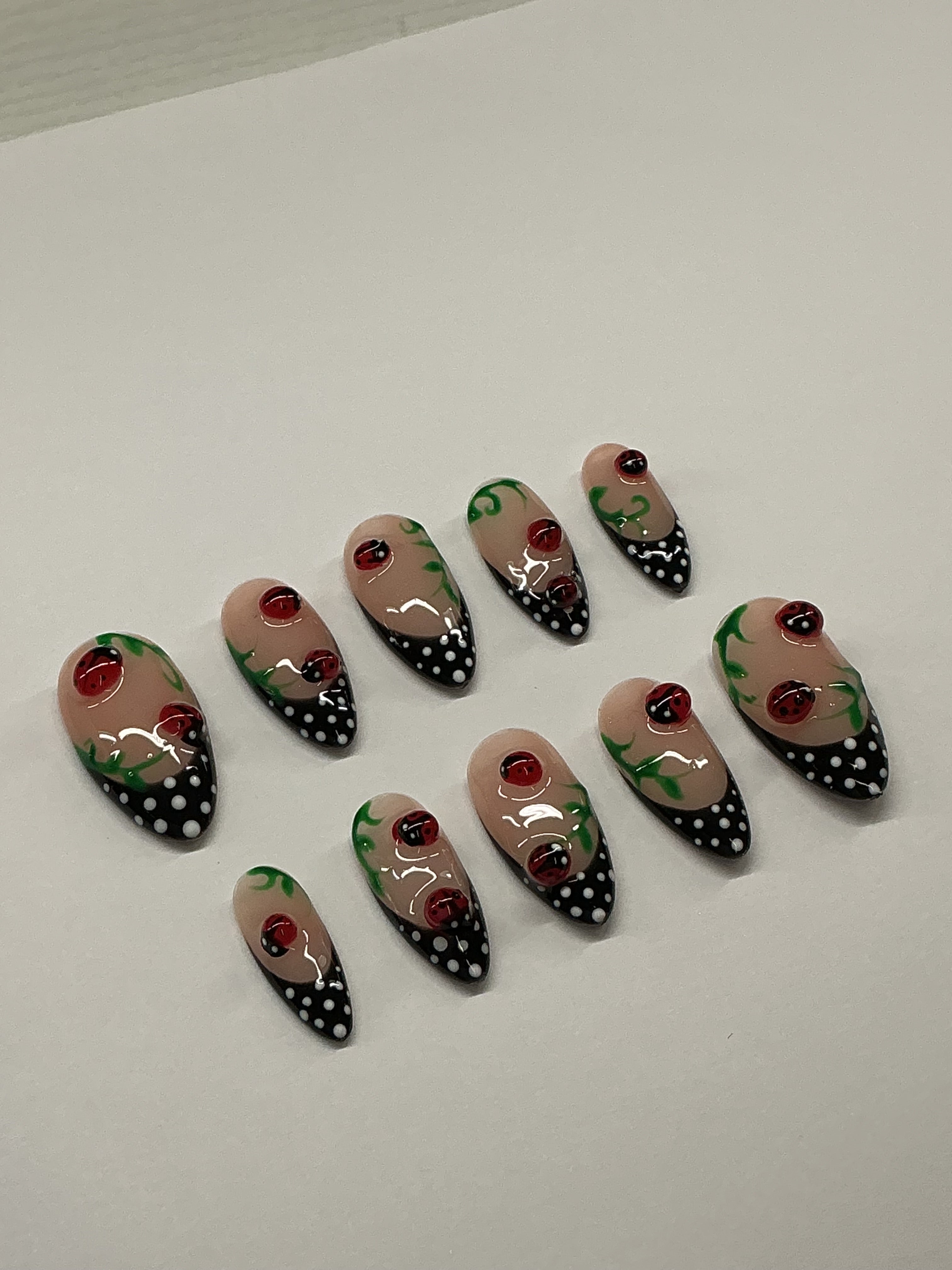 Polka dots and ladybugs
