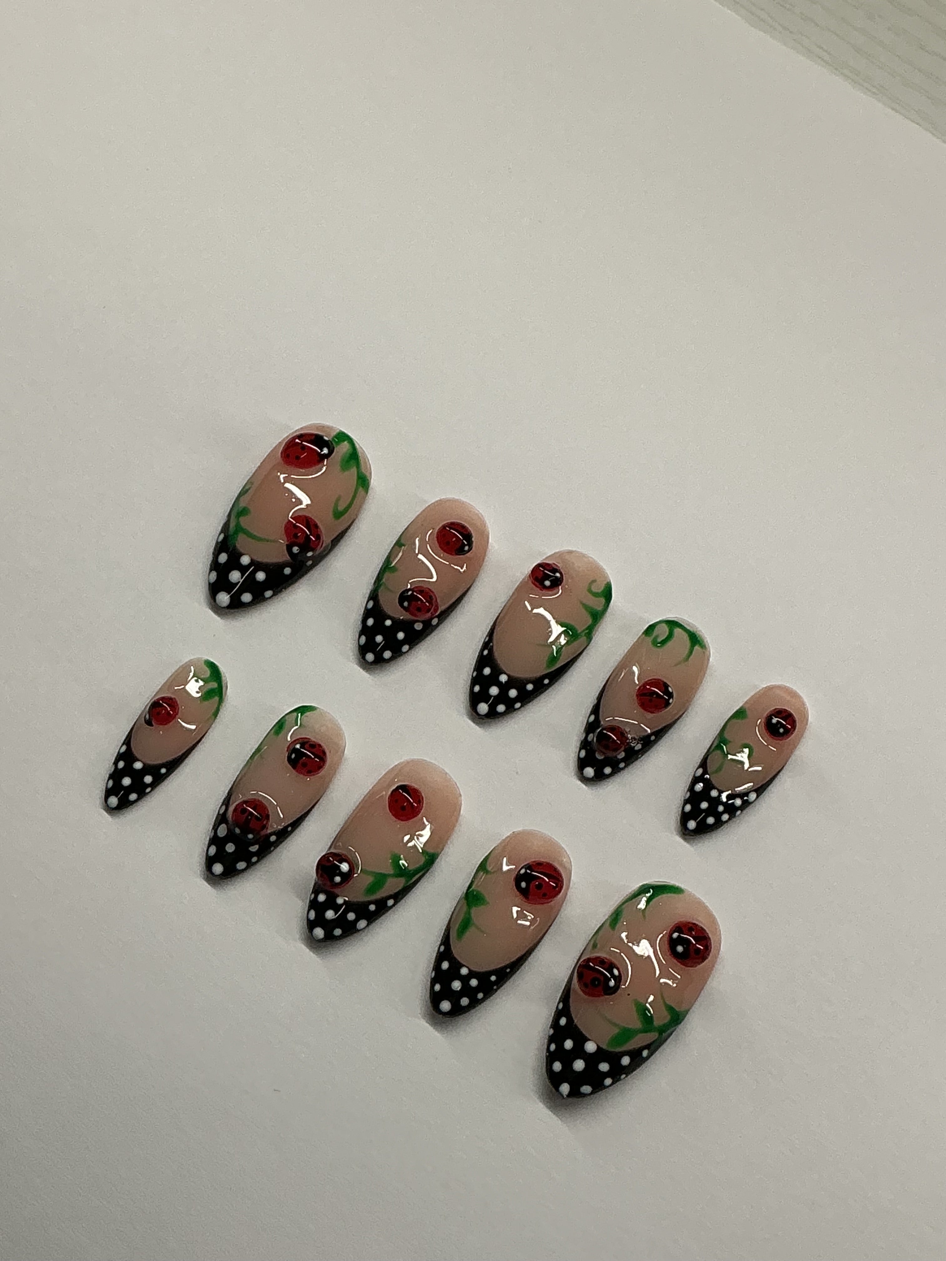 Polka dots and ladybugs
