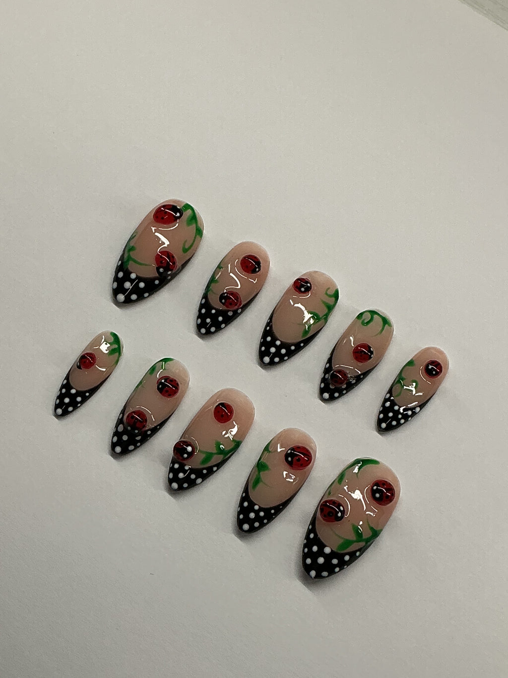 Polka dots and ladybugs