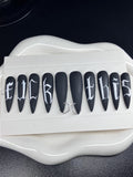 F**K THIS press on nails with application pack
