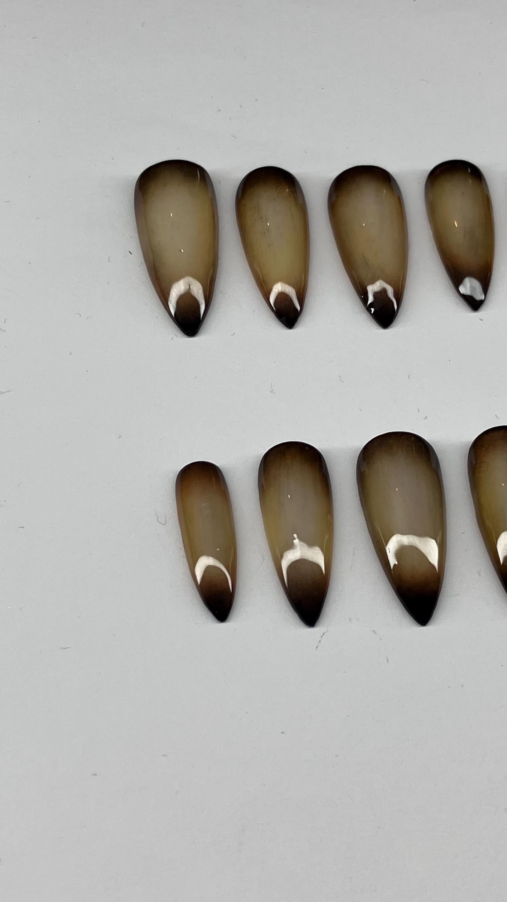 Gothic Zombie Press On Nails: Crawling Grave Design