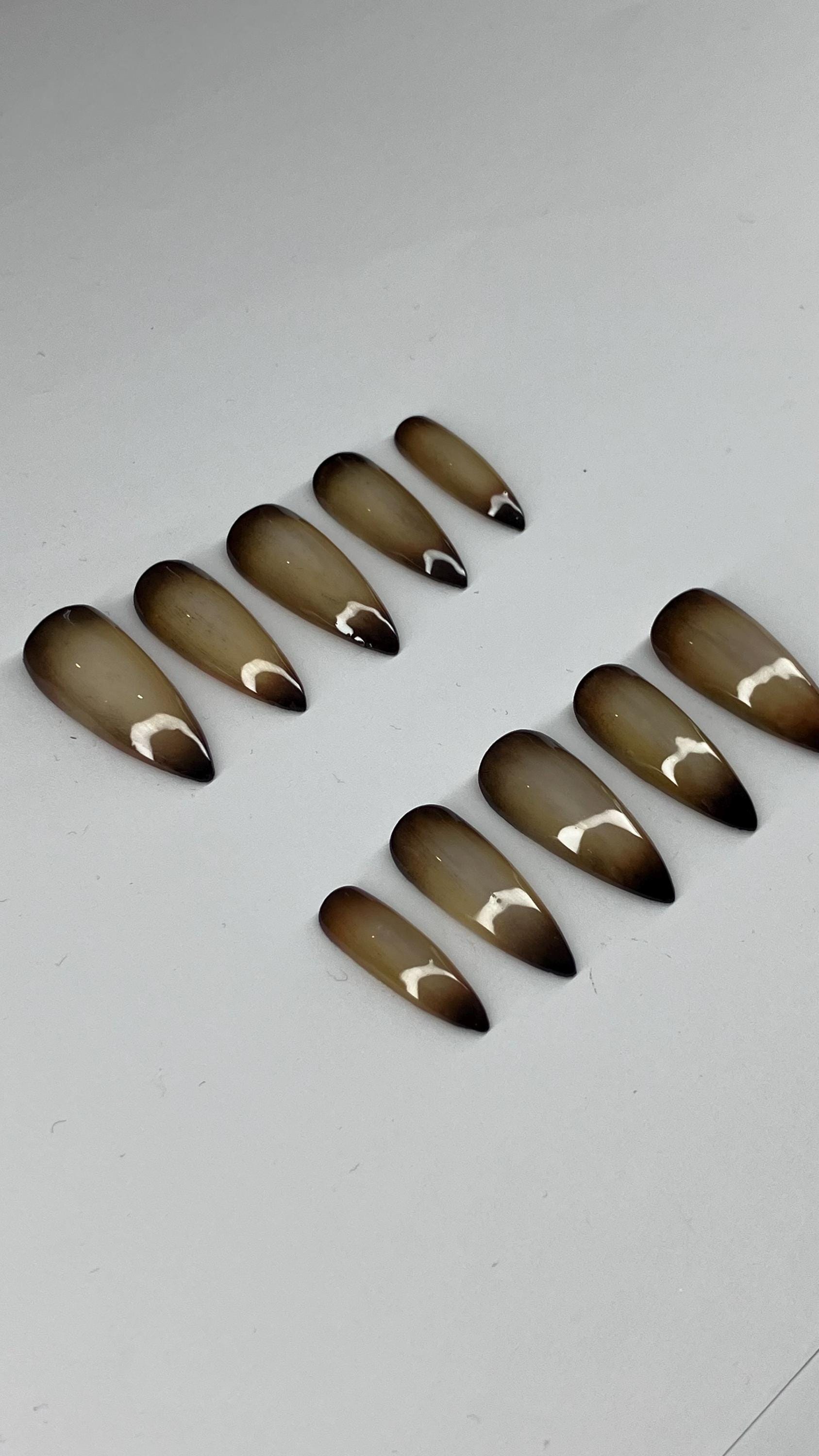Gothic Zombie Press On Nails: Crawling Grave Design